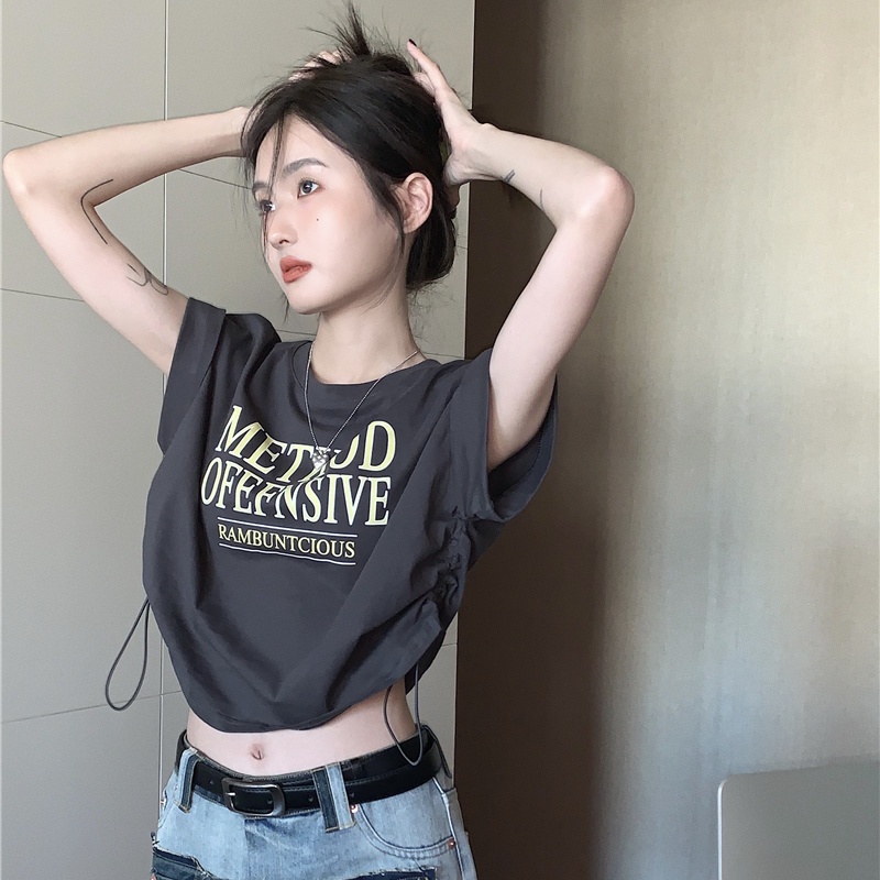 Áo Thun Nữ Tay Ngắn In Chữ Thời Trang  tao bao