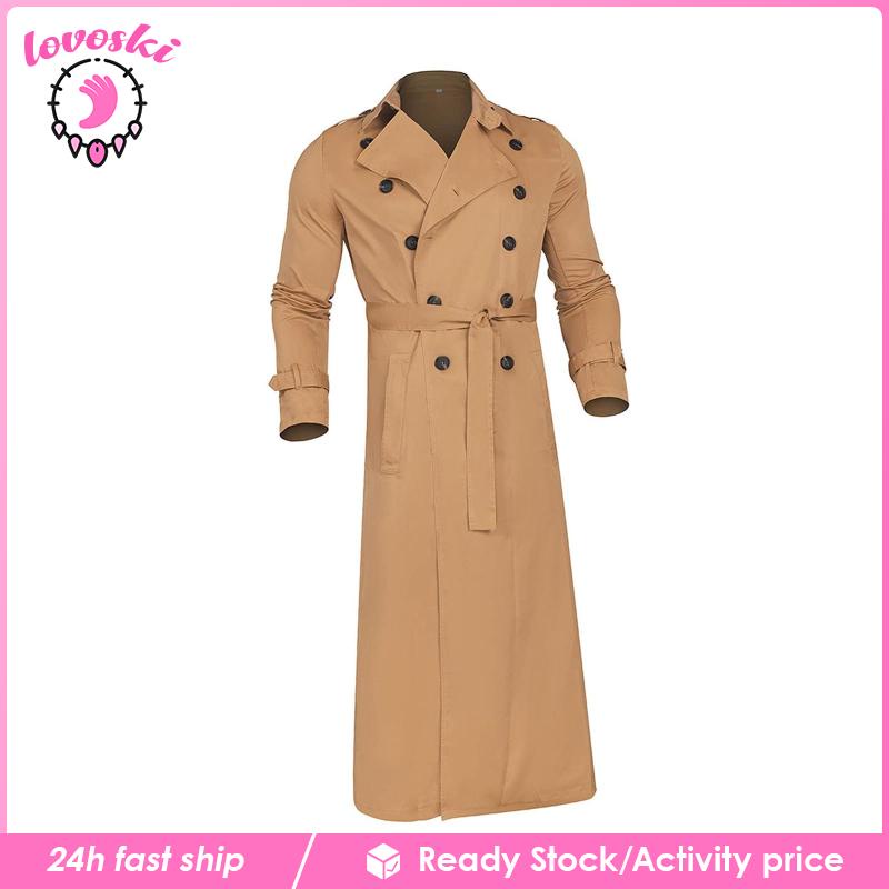 [Lovoski] Áo Khoác Kaki Chống Gió Mềm Mại Giữ Ấm Mặc Hàng Ngày Cho Nam S