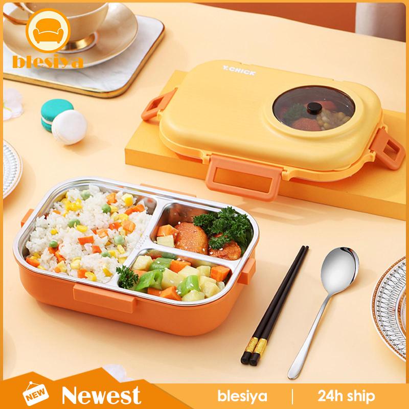 Hộp cơm Chia Ngăn Di Động Tiện Dụng Cho Học Sinh Trong Nhà / Ngoài Trời