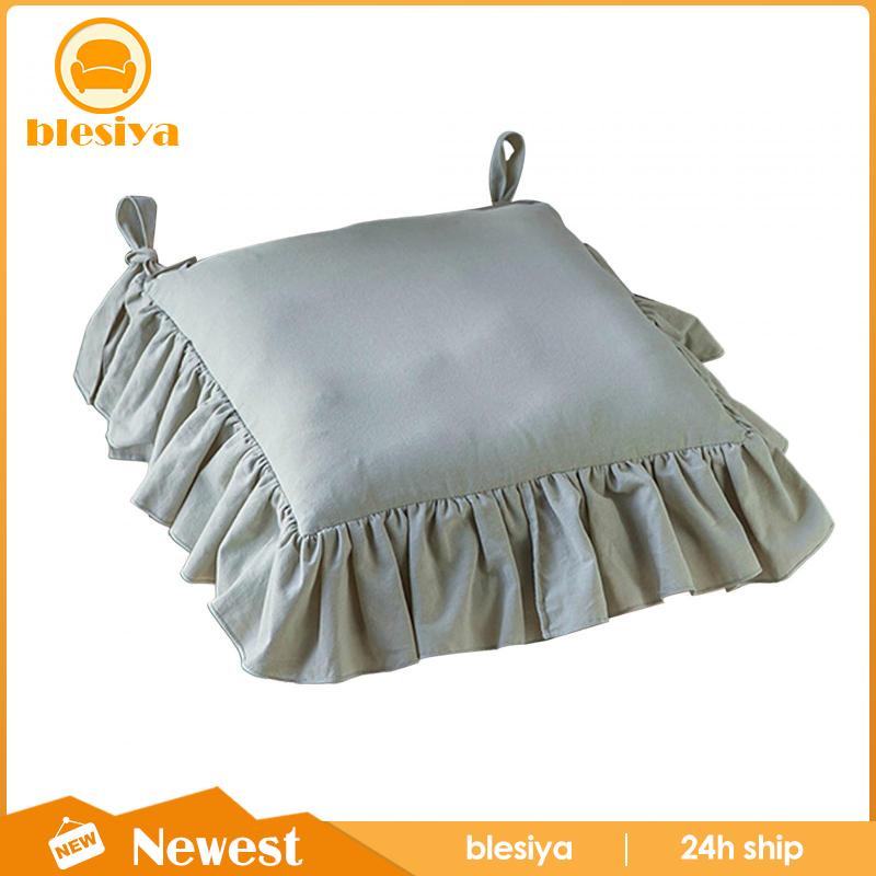 Đệm Lót Ghế Ngồi Văn Phòng Hình Vuông Có Nếp Gấp Tiện Dụng