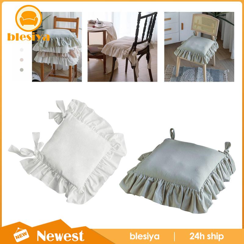 Đệm Lót Ghế Ngồi Văn Phòng Hình Vuông Có Nếp Gấp Tiện Dụng