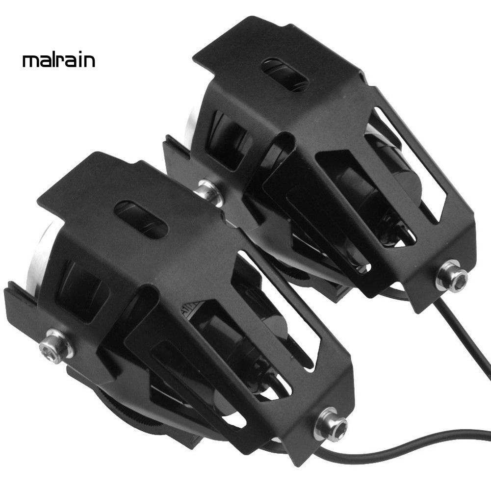 Set 2 Đèn Pha U5 / U7 Siêu Sáng Dành Cho Mô Tô