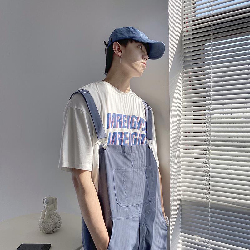 Quần Yếm Dáng Rộng Phong Cách Hip Hop Nhật Hàn Cá Tính Dành Cho Cặp Đôi