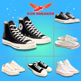 Giày thể thao CV 1970s đen trắng cổ thấp cổ cao chuẩn nam nữ S.Cấp full box, giày sục CV nữ đạp gót full pk