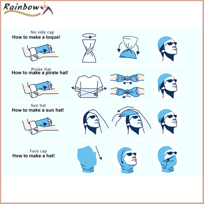 Khẩu Trang Che Phủ Cổ Chống Nắng Đa Năng Gọn Nhẹ Thoáng Khí In Họa Tiết Rằn Ri