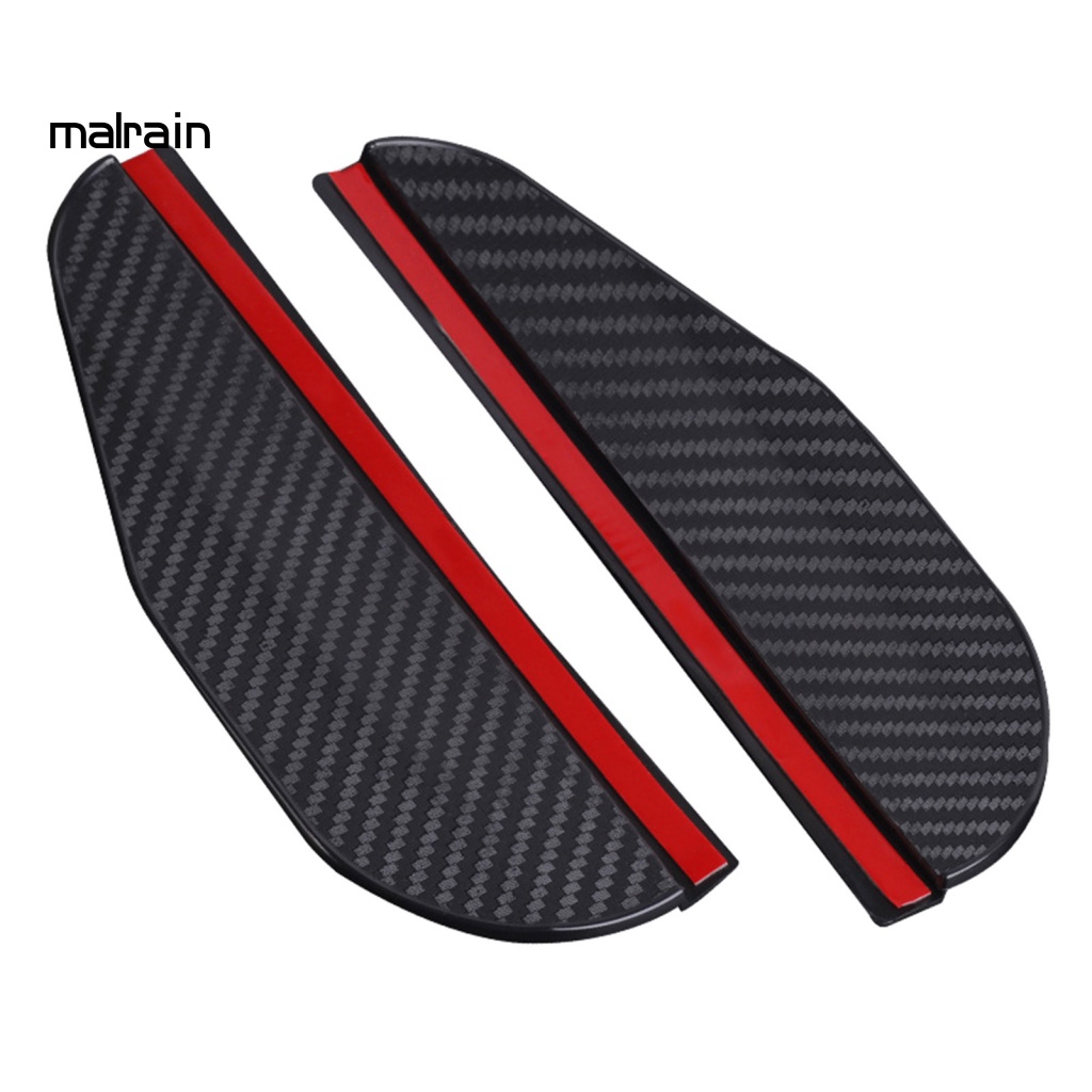 Set 2 Tấm Che Mưa Linh Hoạt Cho Gương Chiếu Hậu Xe Hơi