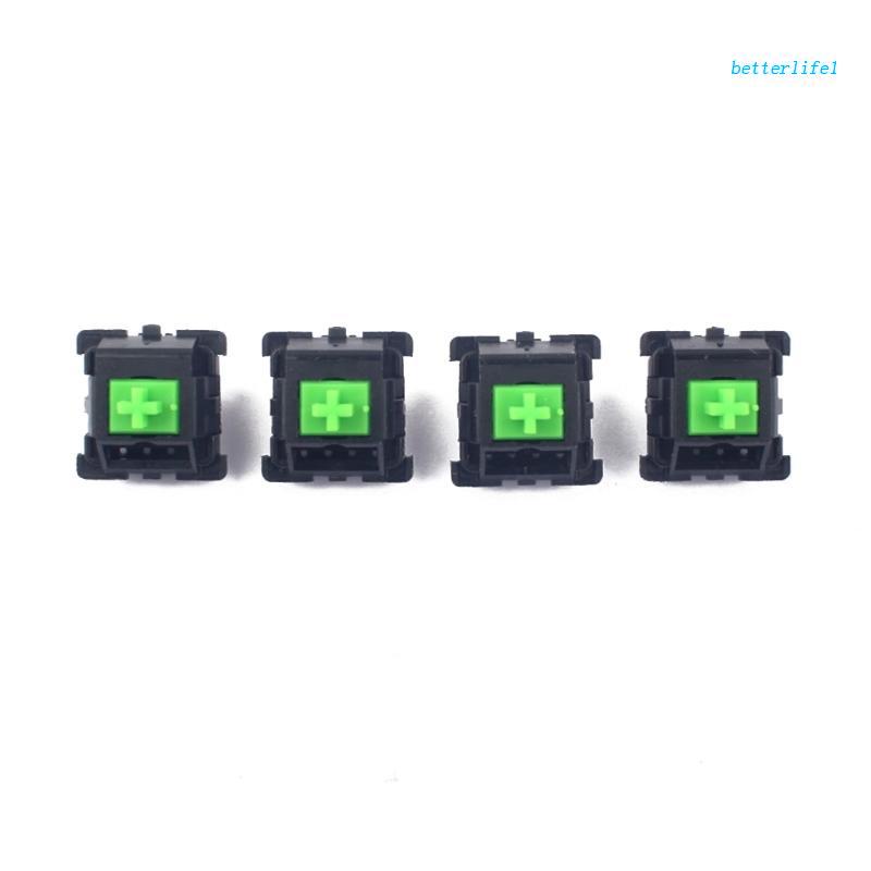 Set 4 Công Tắc Trục MX MX Axis Màu Xanh Lá Cây Dành Cho Bàn Phím Cơ Blackwidow Elite 3Pin