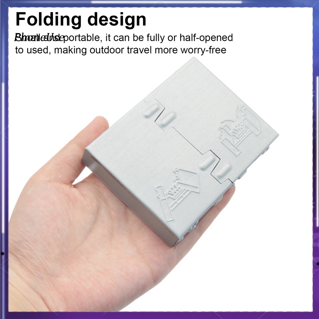 Bếp Cồn PU Mạ Kẽm Siêu Nhẹ Cách Nhiệt Tiện Dụng Cho Leo Núi