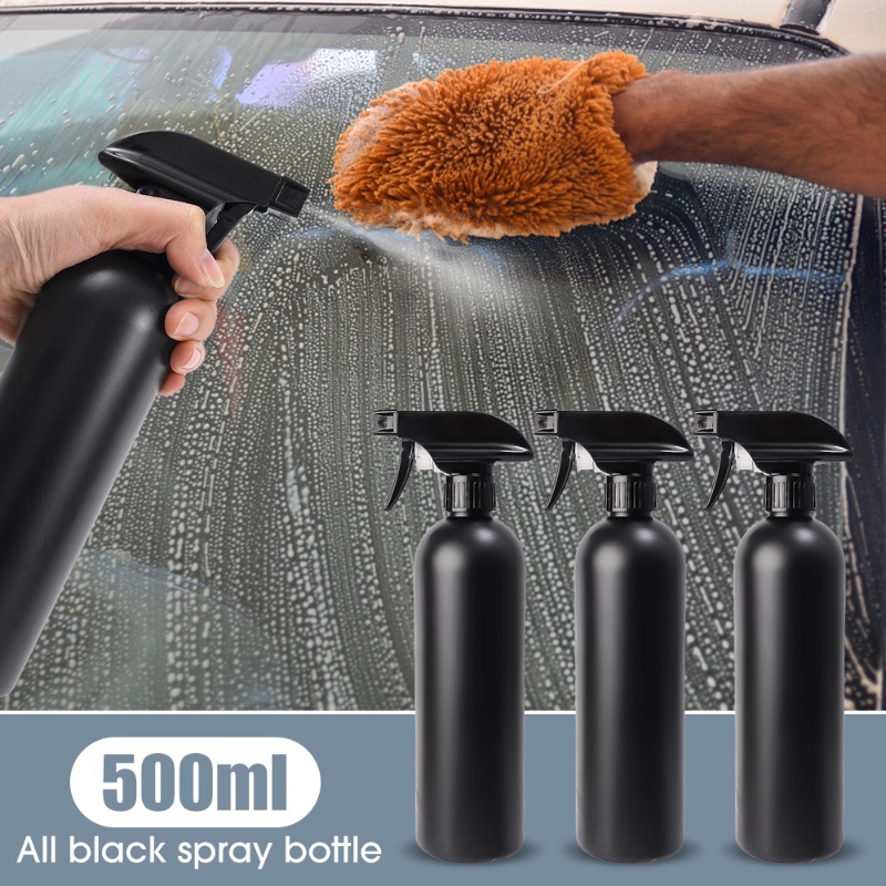Bình Xịt Nước Hoa Rỗng 500ml Bằng Nhựa PE Màu Đen