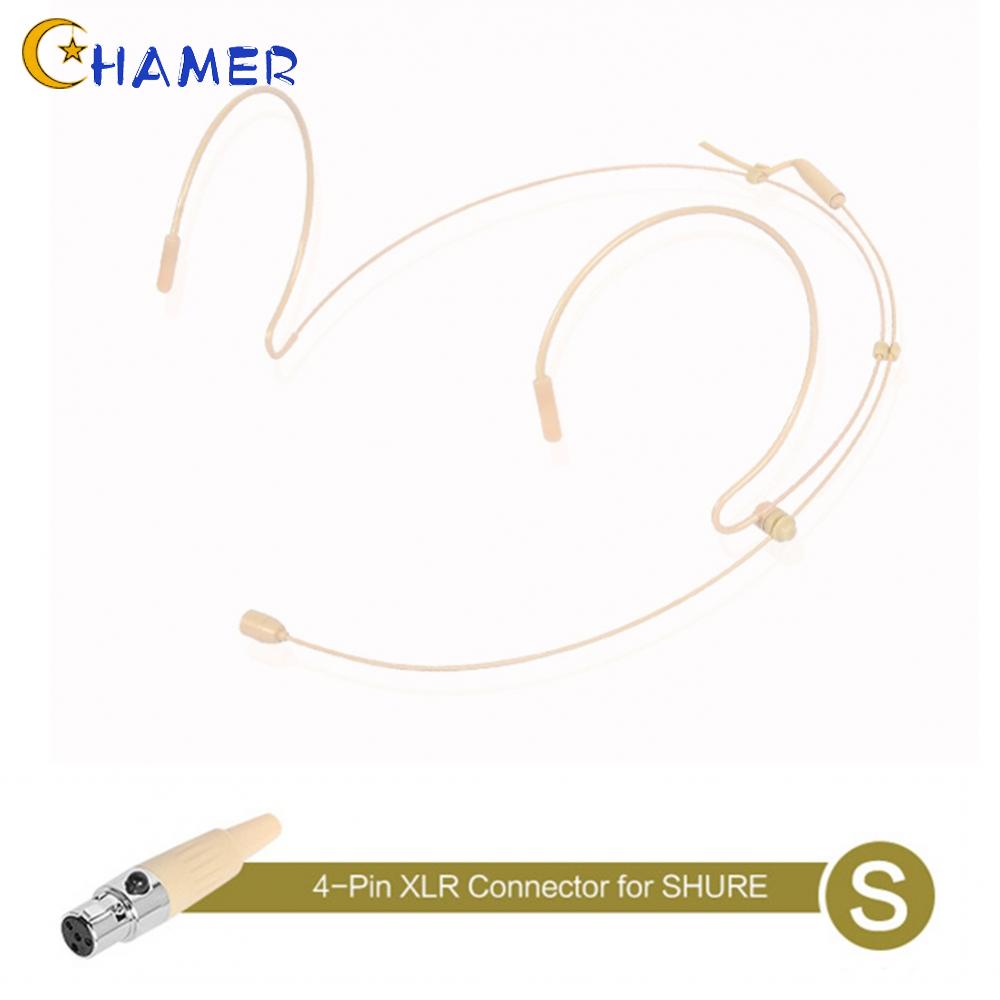 Tai Nghe Nhét Tai XLR 4-PIN Kèm Mic Cho Hệ Thống Không Dây Shure