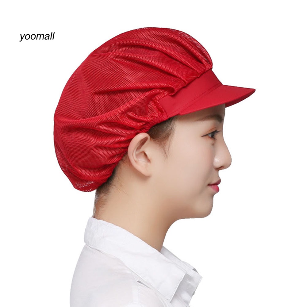Yo / Mũ Đầu Bếp Nhà Máy Co Giãn Thoáng Khí Chống Bụi Unisex