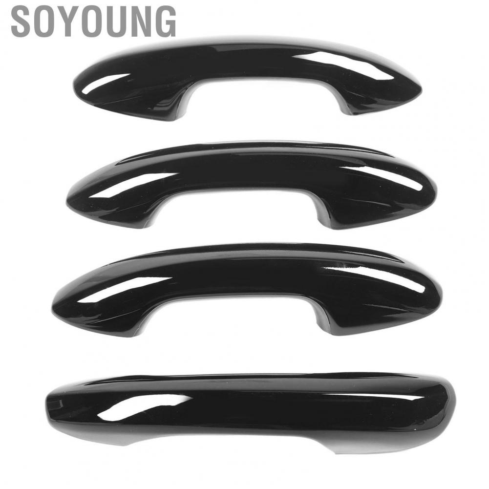 Soyoung Outer Door Handle Trim  Great Hand Feeling Car Exterior Cover Long Lasting Anti Aging Scratch Resistant ABS for C‑class W206 2022 and Up