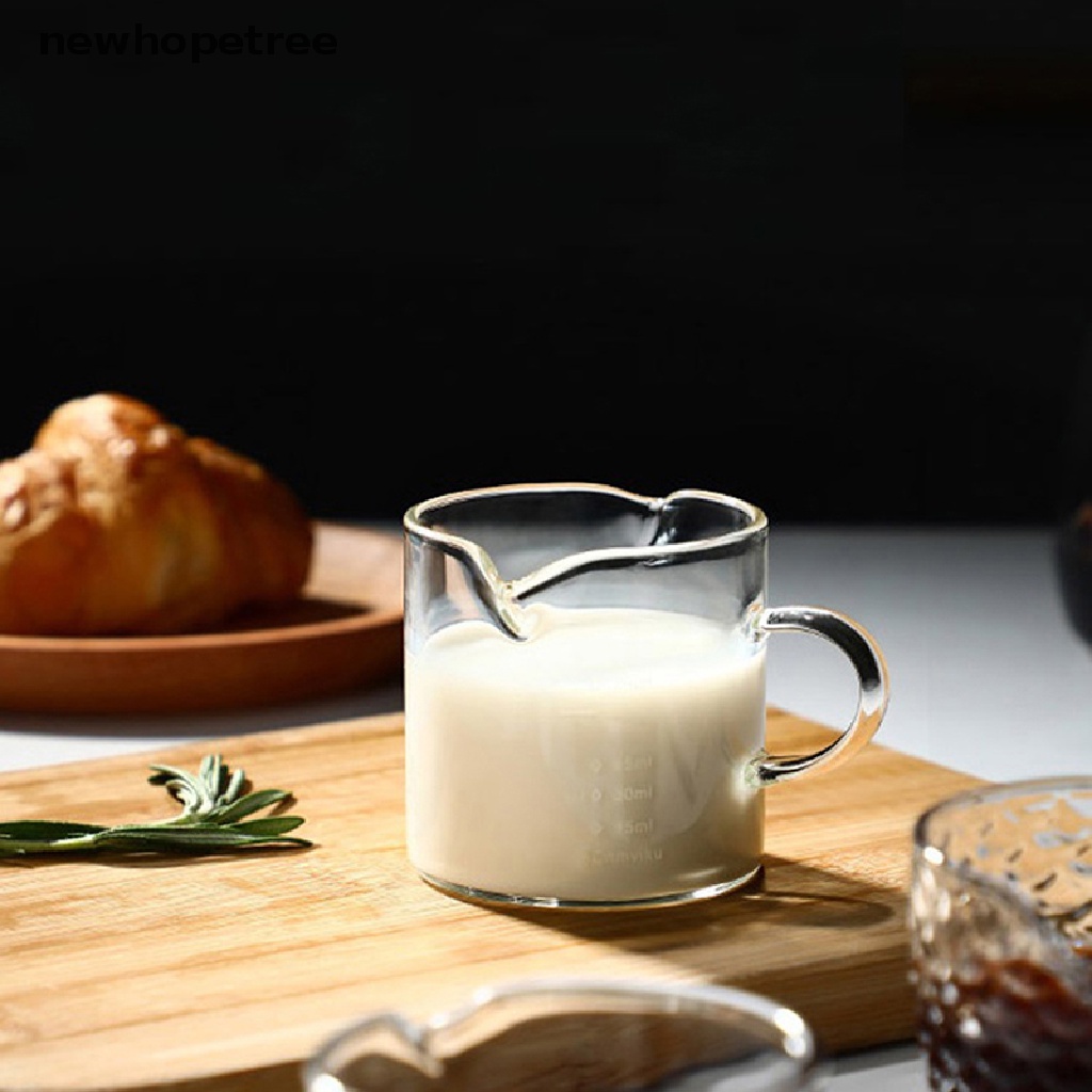 Cốc Đong Bằng Thủy Tinh Borosilicate 70 / 75ml Có Hai Vòi Đóng Và Tay Cầm