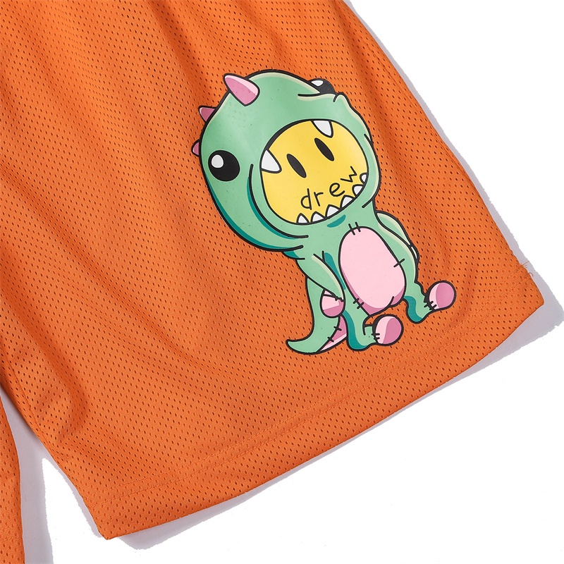 Bán Chạy Nhất Quần Short Cotton Lưng Thun In Chữ DR &amp; EW Cho Nam Và Nữ