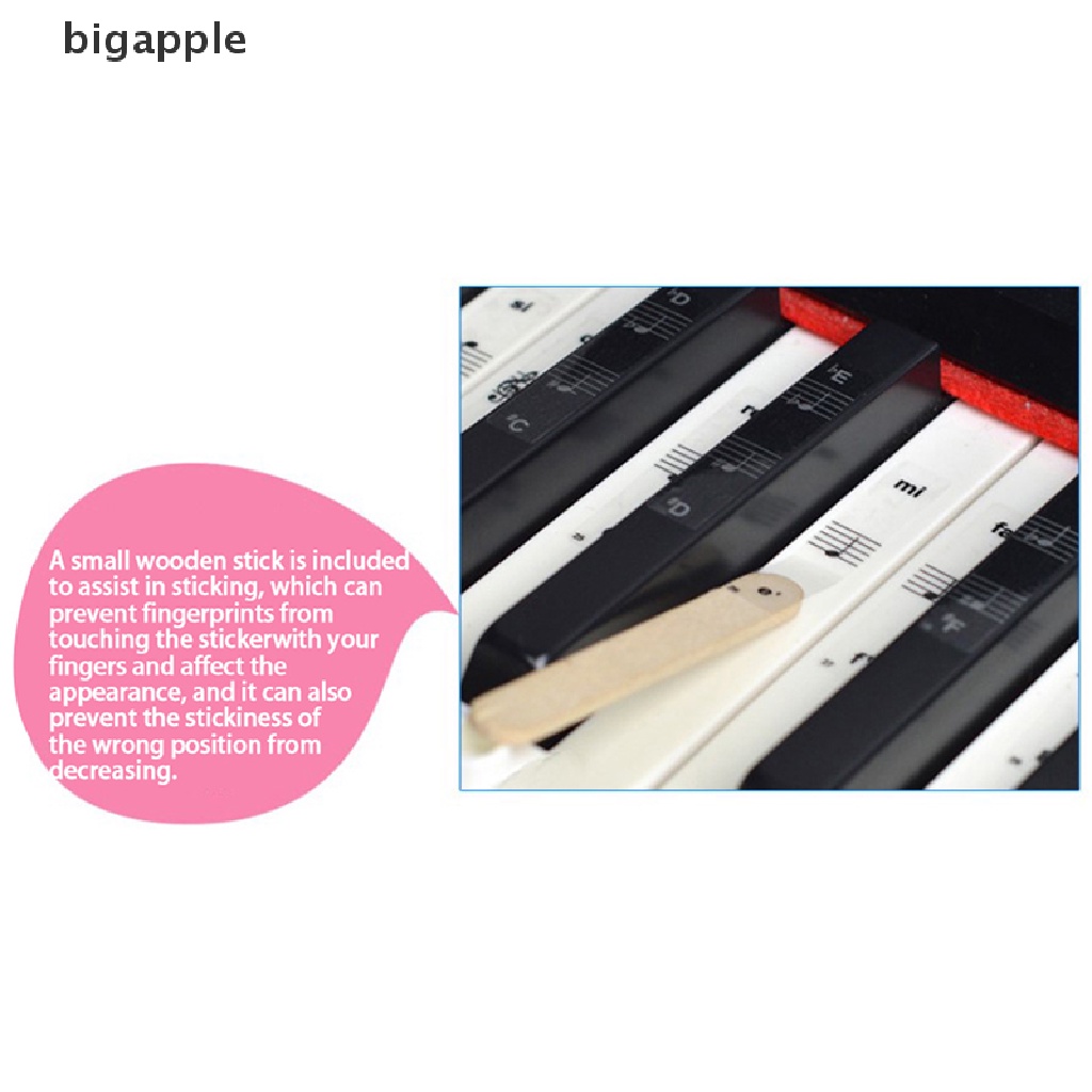 Miếng Dán Phím Đàn Piano 54 / 61 / 88 Bằng PVC Trong Suốt