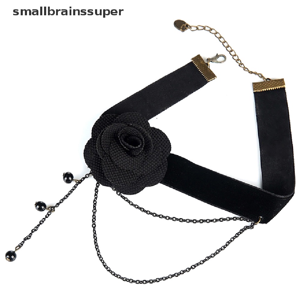 Vòng Cổ Choker Mặt Hoa Hồng Phong Cách Gothic Cho Nữ SBS