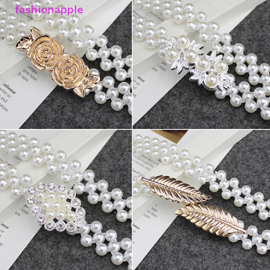 Thắt Lưng Chuỗi Hạt Ngọc Trai Thanh Lịch Thời Trang Cho Nữ