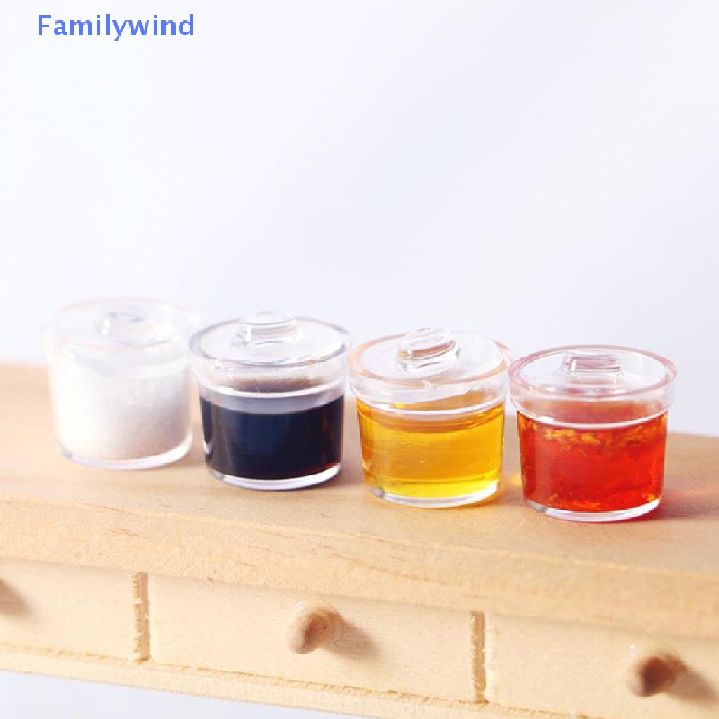1 Set Lọ Đựng Gia Vị Muối 1: 12 Trang Trí Nhà Búp Bê