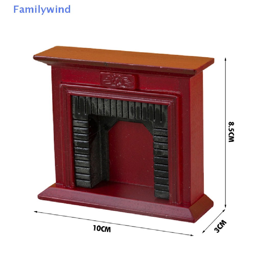 Mô Hình Lò Sưởi Mini 1: 12 Trang Trí Nhà Búp Bê Phong Cách Châu Âu