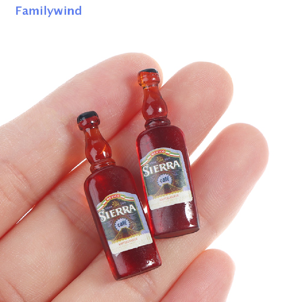 Set 5 Chai Rượu Mini Tỉ Lệ 1 / 12 Dùng Để Trang Trí Nhà Búp Bê