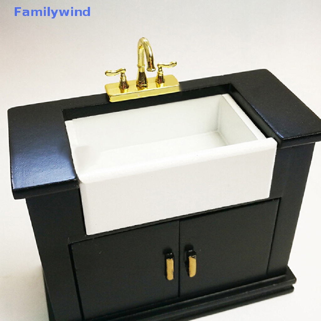 Mô Hình Vòi Kép mini Bằng Hợp Kim Tỉ Lệ 1 / 12 Trang Trí Nhà Búp Bê