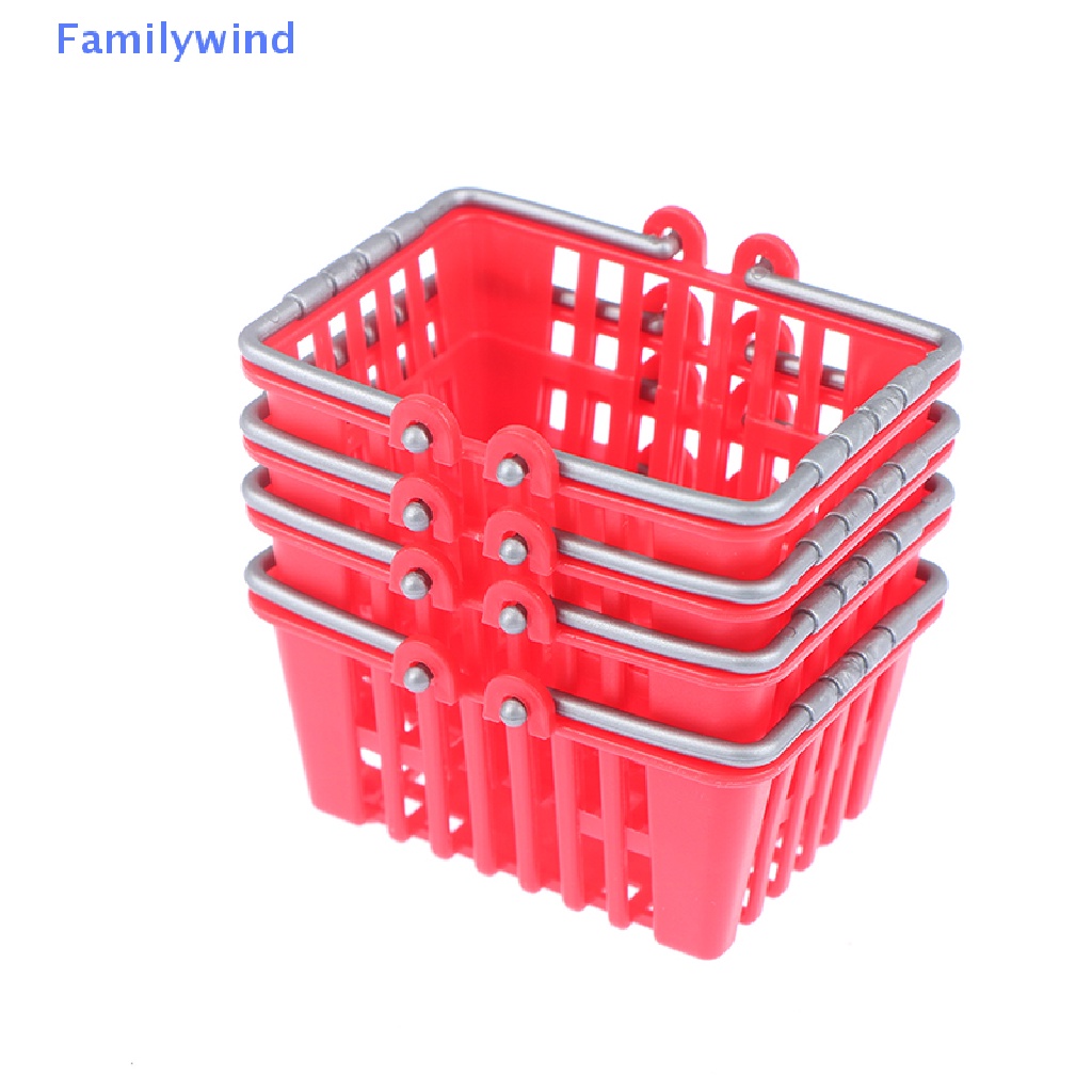 Mô Hình Giỏ Mua Sắm Mini Đồ Chơi Cho Nhà Búp Bê