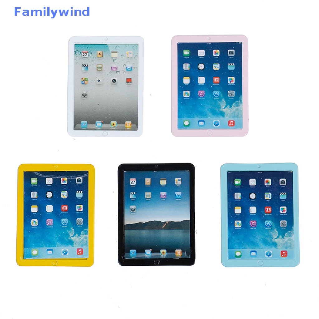 1 Máy Tính Bảng Mini Trang Trí Nhà Búp Bê Tỉ Lệ 1: 12