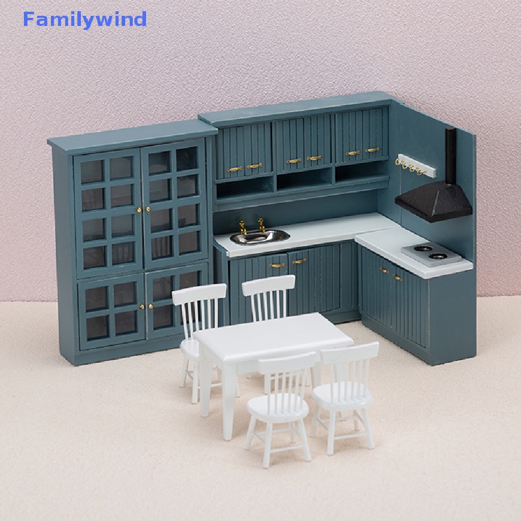 Mô Hình Tủ Chén 1: 12 Trang Trí Nhà Búp Bê