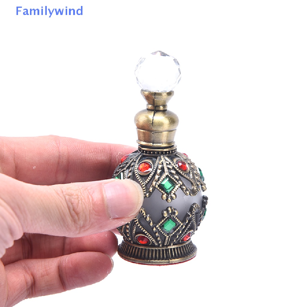 1 Chai Rỗng Bằng Kim Loại Phong Cách Ả Rập Cổ Điển