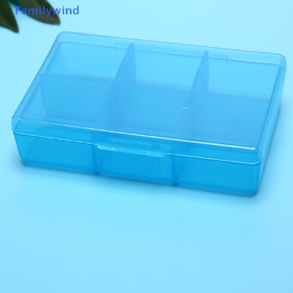 1 Hộp Đựng Thuốc Mini 6 Ngăn Màu Sắc Ngẫu Nhiên