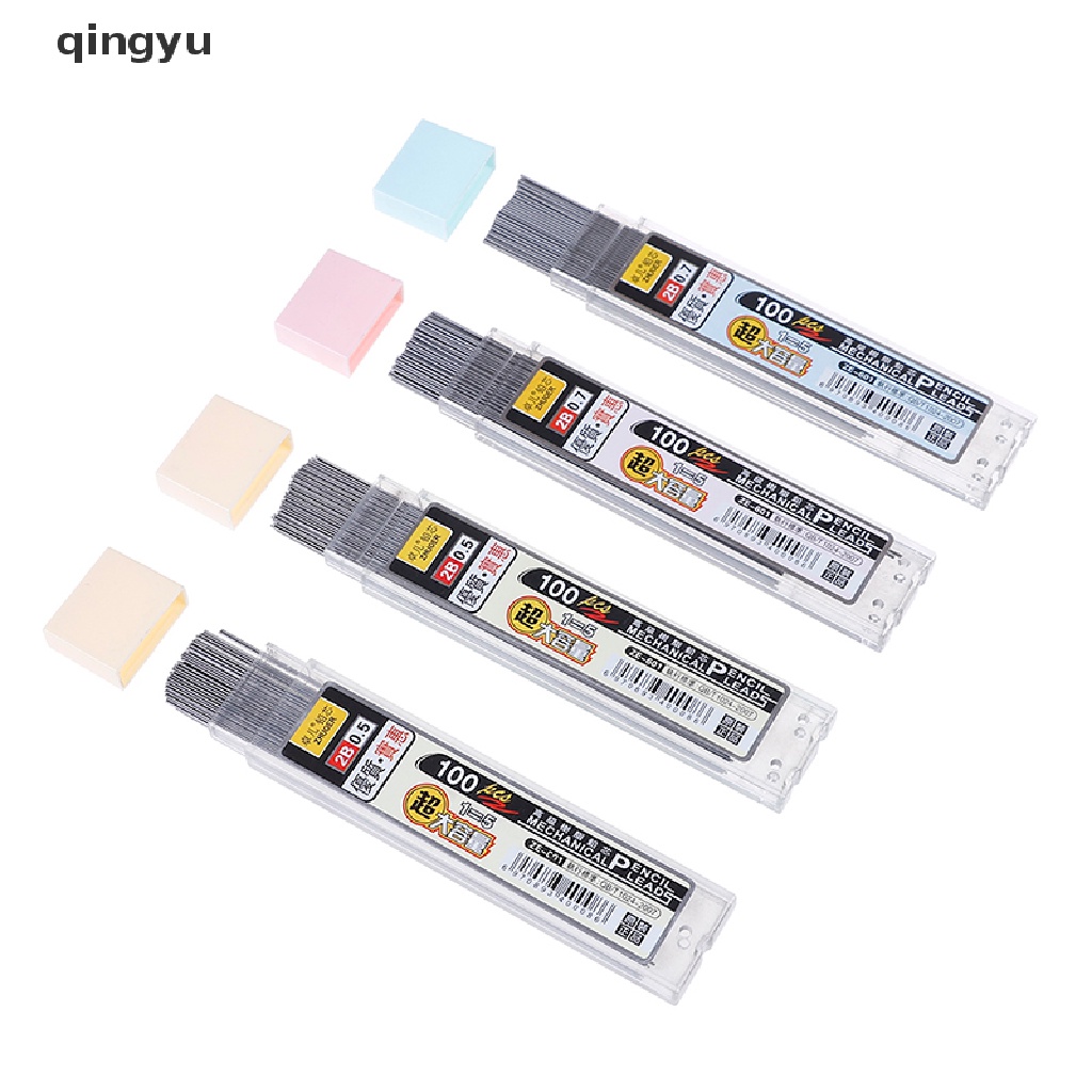 Set 100 Ruột Bút Chì 2b Có Thể Thay Thế Tự Động   Kẹp Tóc PLI PLI Chất Lượng Cao Chuyên Dùng