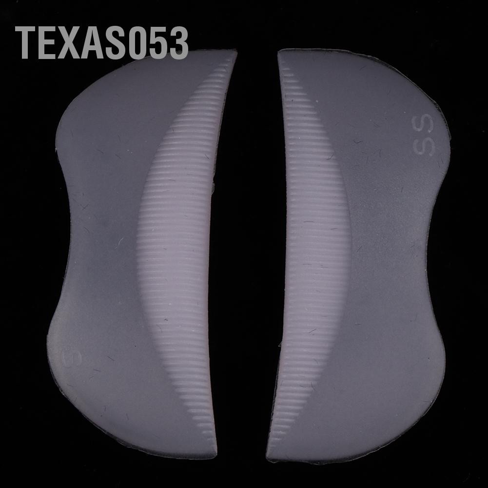 Texas053 10 Cặp Uốn Lông Mi Công Cụ Lá Chắn Pad Dụng