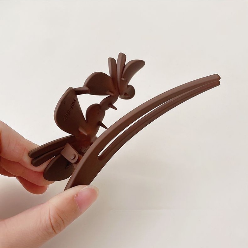 Kẹp Tóc Mỏ Vịt Cỡ Lớn Thiết Kế Đơn Giản Thời Trang Cho Nữ