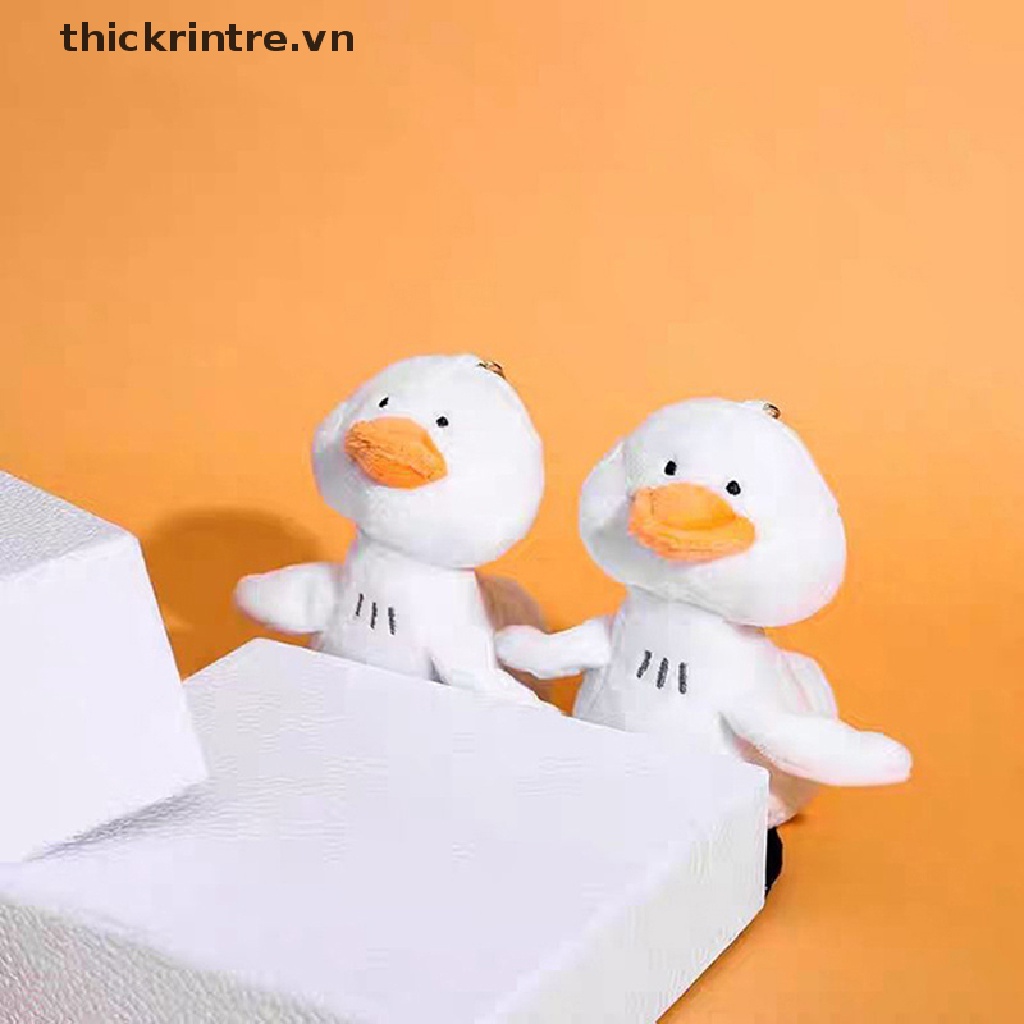 Móc Khóa Vịt Nhồi Bông Mềm Mại Dễ Thương