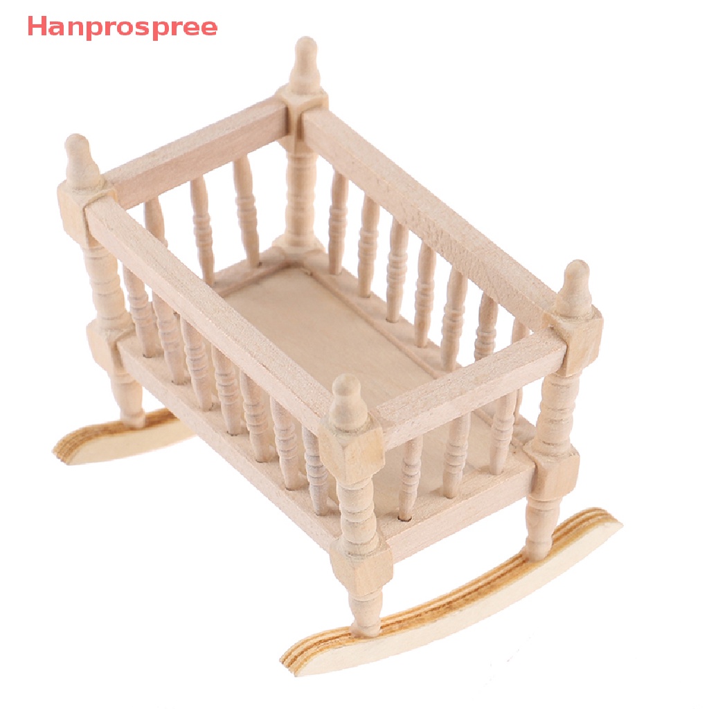 Nôi Em Bé Trang Trí Nhà Búp Bê Tỉ Lệ 1: 12