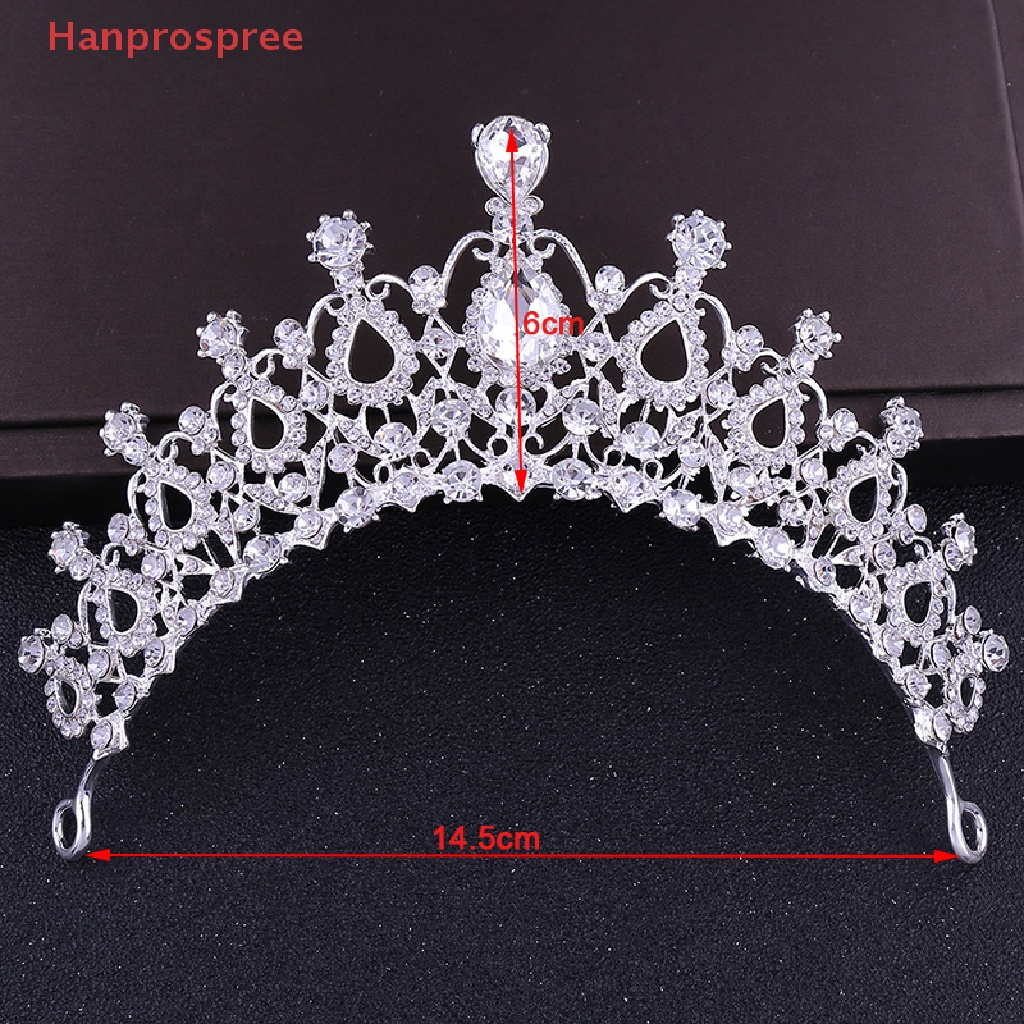 Cài Tóc Hình Vương Miện Đính Đá Pha Lê Thanh Lịch Cho Cô Dâu