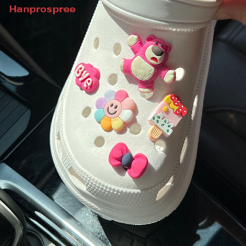 Hanprospree &gt; Phụ Kiện Khóa Giày Bằng PVC Thiết Kế Hoạt Hình Vui Nhộn Trang Trí Giày Croc Ch Kid well