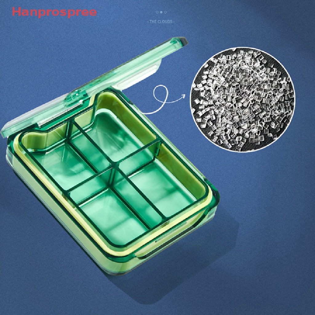 1 Hộp Cắt Thuốc / Máy Tính Bảng Chia Ngăn Di Động Hanprospree &gt;
