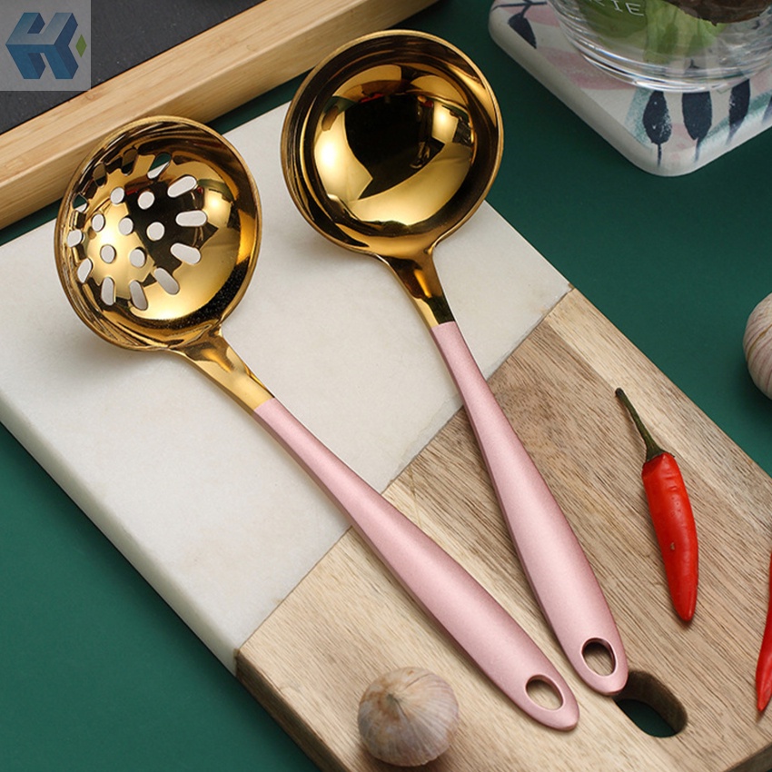 Vá Múc Canh Bằng Thép Không Gỉ Nhiều Màu