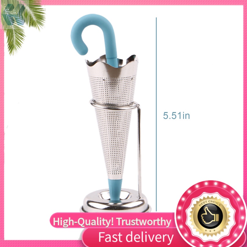 Dụng Cụ Lọc Trà Bằng Silicone Và Thép Không Gỉ 304 Cao Cấp