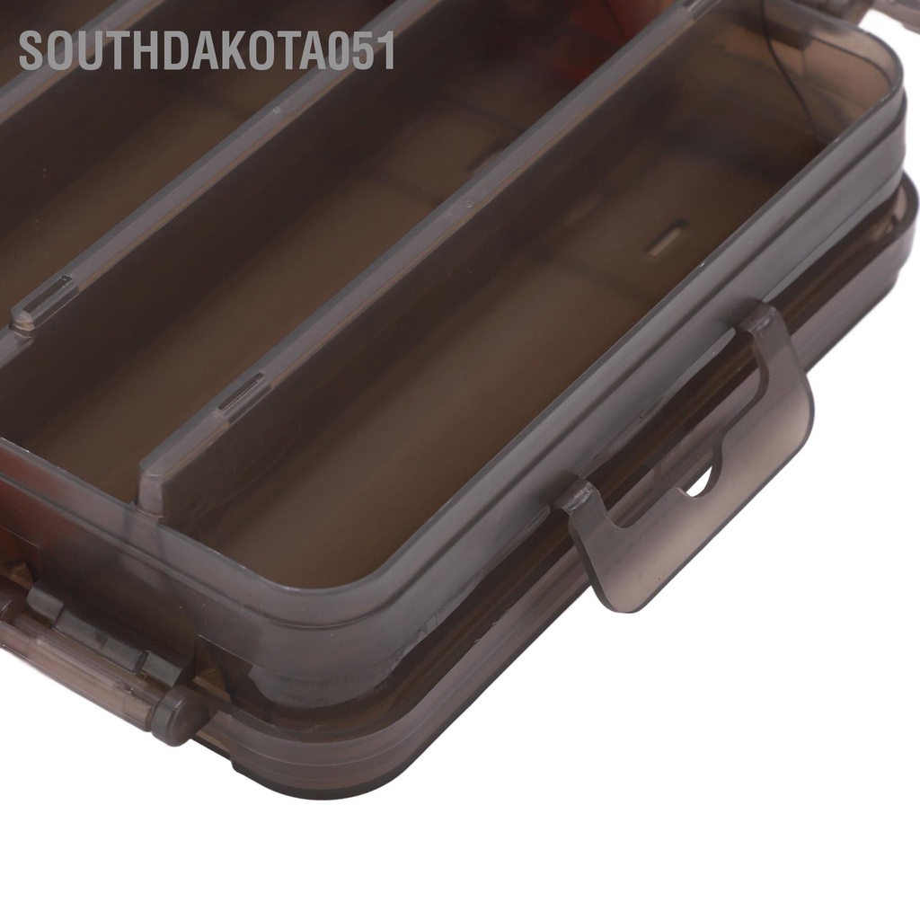 Southdakota051 2 Mặt Hộp Dụ Thông Thoáng Khí Chống Rơi Câu Mất Có Tay Cầm Mồi Cá