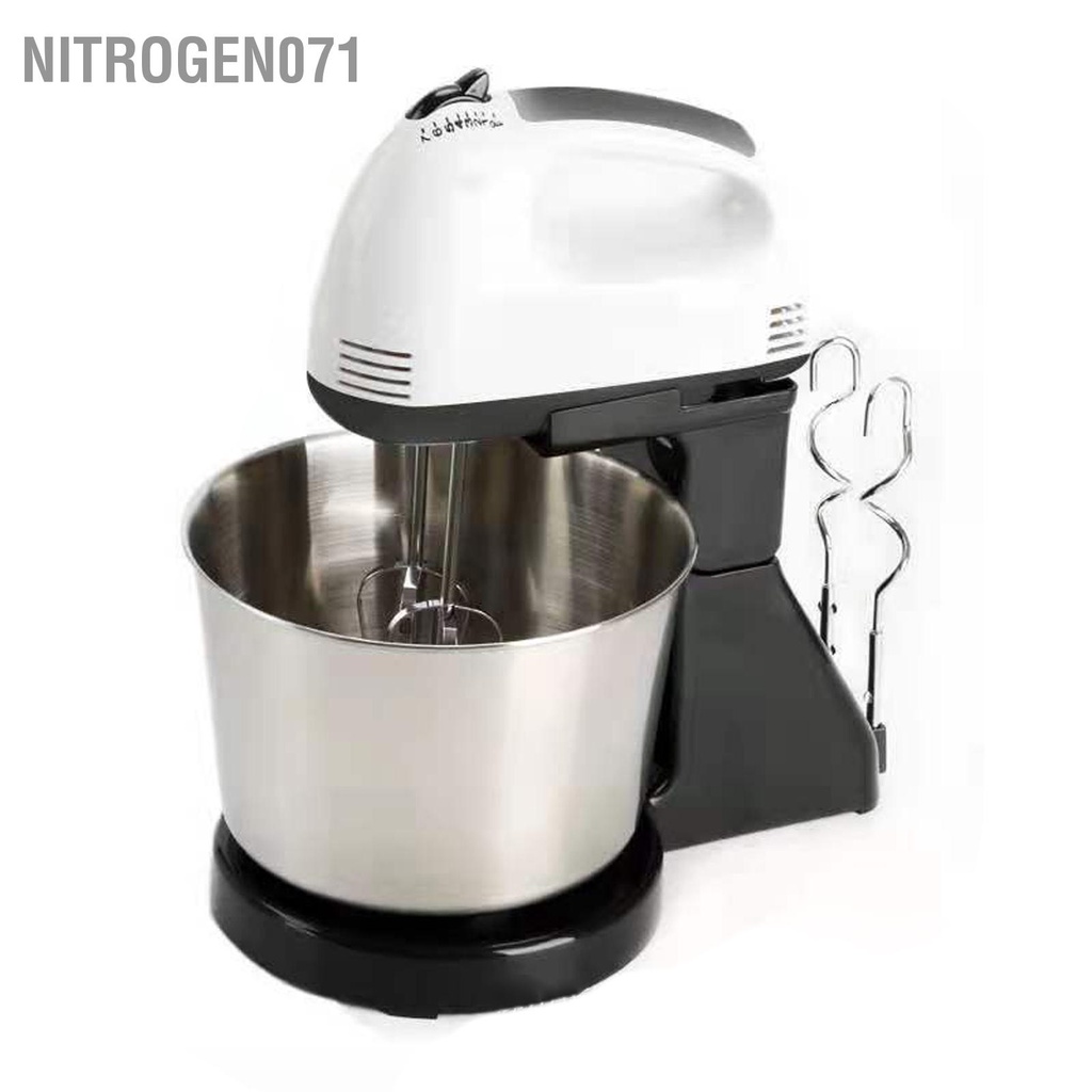 Nitrogen071 Điện Máy Trộn Đứng 100W Tản Nhiệt Nhanh Nhà Bếp 2 Trong 1 Kèm Bát Cho Frosting Phích Cắm Châu Âu 220V