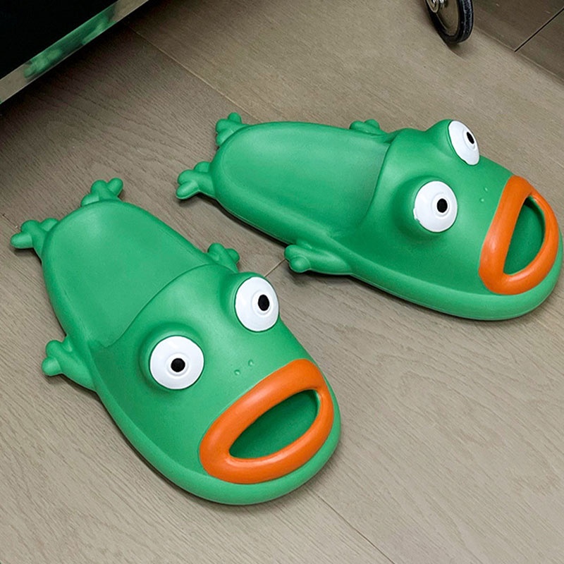 Giày Sandal Hình Ếch Vui Nhộn Thời Trang Mùa Hè Cho Nữ