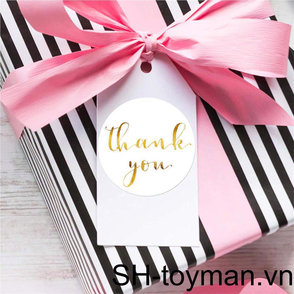 Set 500 Nhãn Dán Trang Trí Túi Kẹo Họa Tiết Giáng Sinh Năm Mới DIY