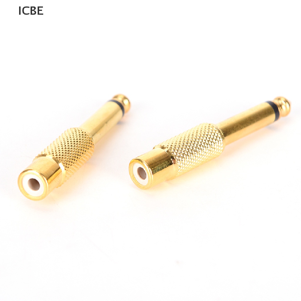 Set 10 Đầu Nối Chuyển Đổi Giắc Cắm RCA Sang Đầu Cắm 6.35mm Chuyên DụngBán Chạy VN VN