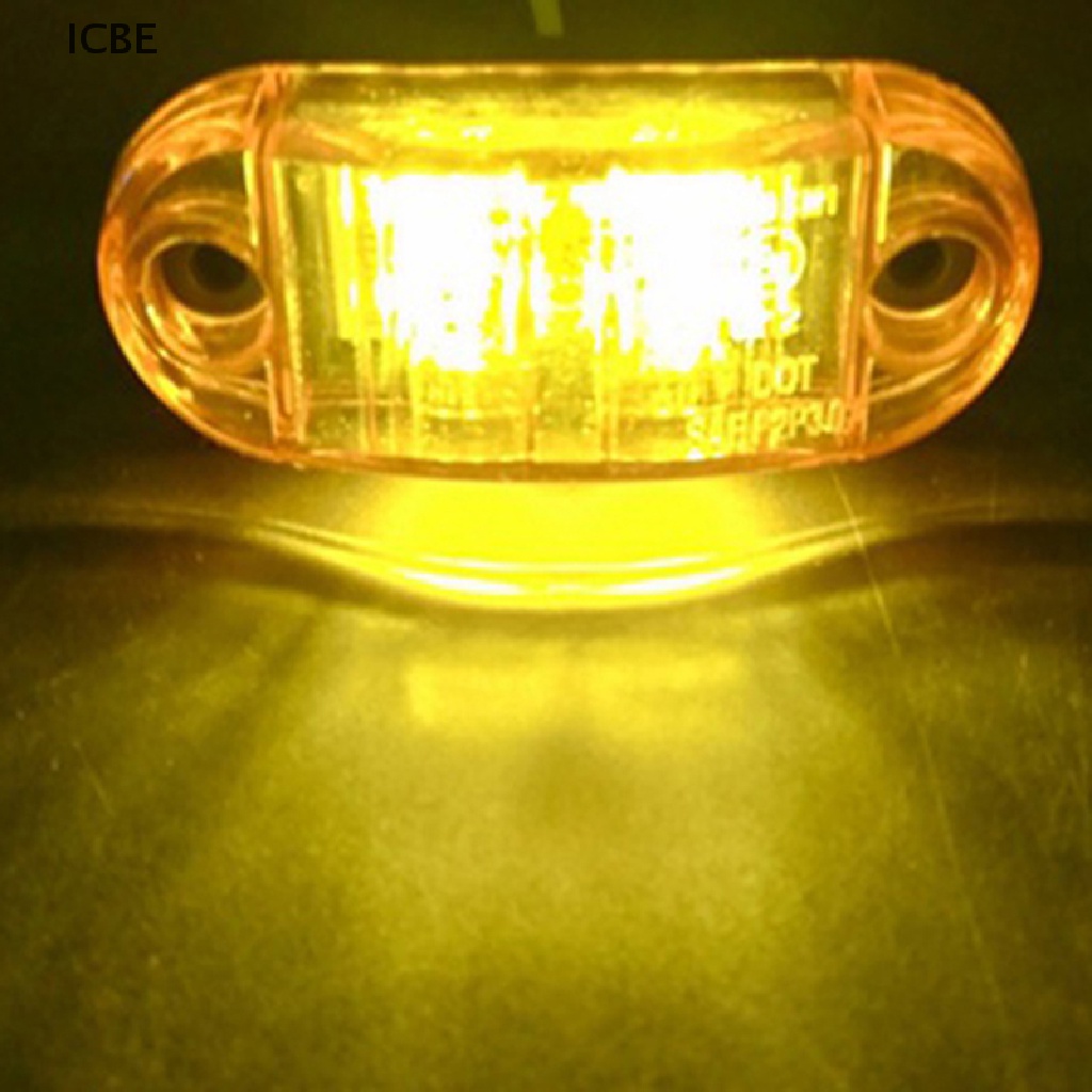 1 Đèn LED Cảnh Báo 10V 30V Ánh Sáng Trắng / Vàng / Đỏ / Cam Cho Xe Hơi / Xe Tải