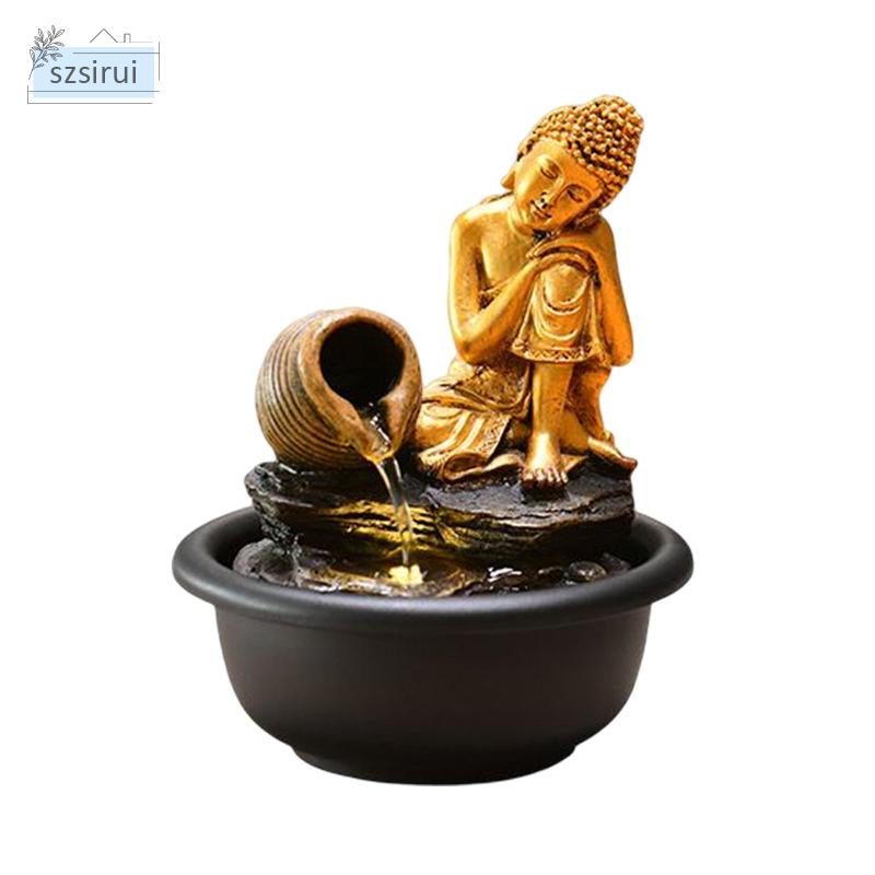 Mô Hình Tượng Phật Phun Nước Để Bàn Trang Trí Văn Phòng / Nông Trại