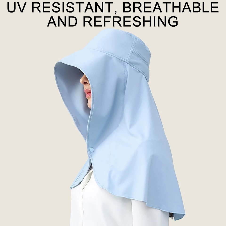 GTUBIKE Khẩu trang chống nắng UPF50 + chống tia UV bằng lụa lạnh bảo vệ cổ và mặt cho bạn nữ khi lái xe
