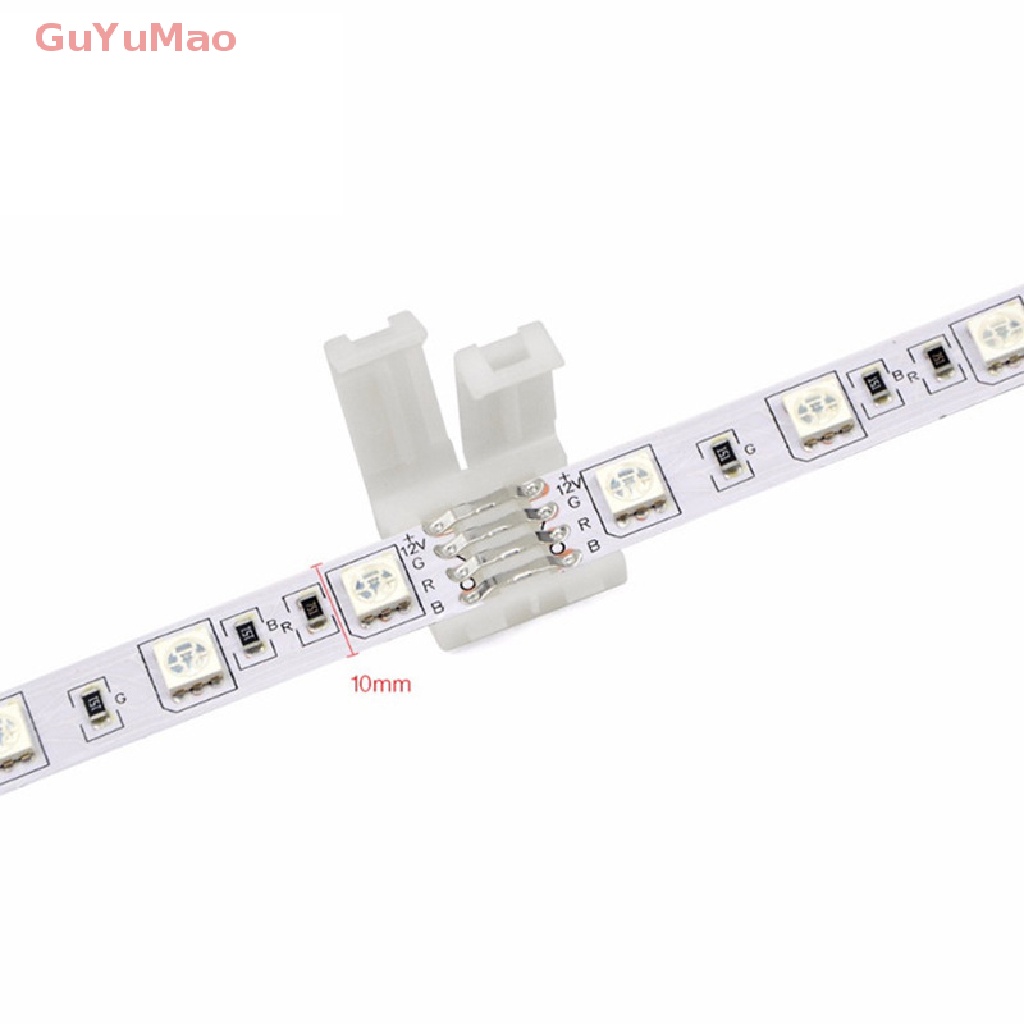 Bộ 10 Đầu Nối Đèn LED RGBW 10mm 4pin Cho 5050 3528 LED RGBW
