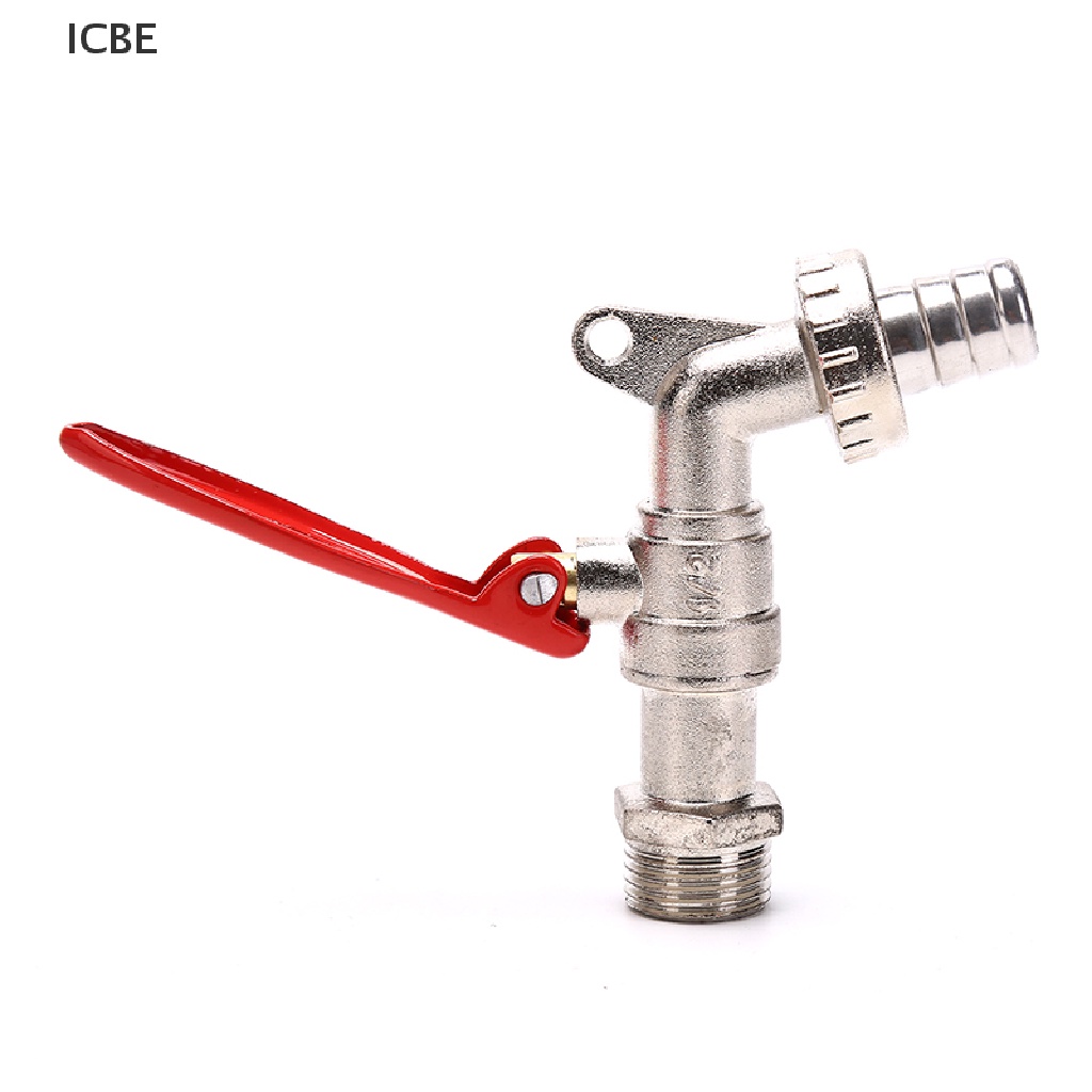 Vòi Nước Hợp Kim Kẽm IC 1 / 2 Inch Có Khóa Tiện Dụng Cho Sân Vườn